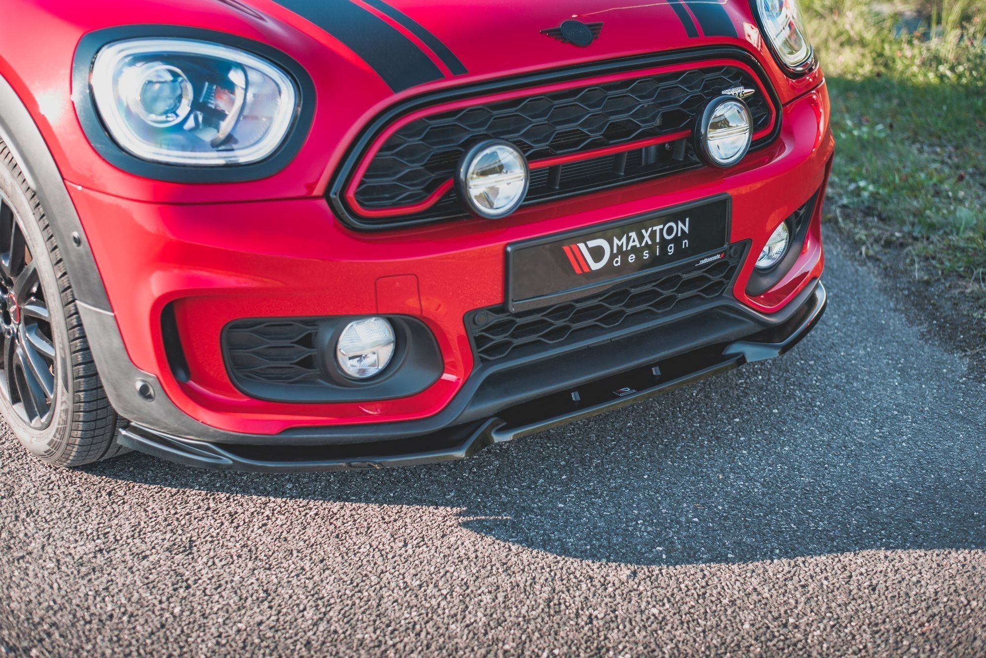 Maxton Design - Frontlippe V1 für Mini Countryman Mk2 F60 JCW - Aerowerk.