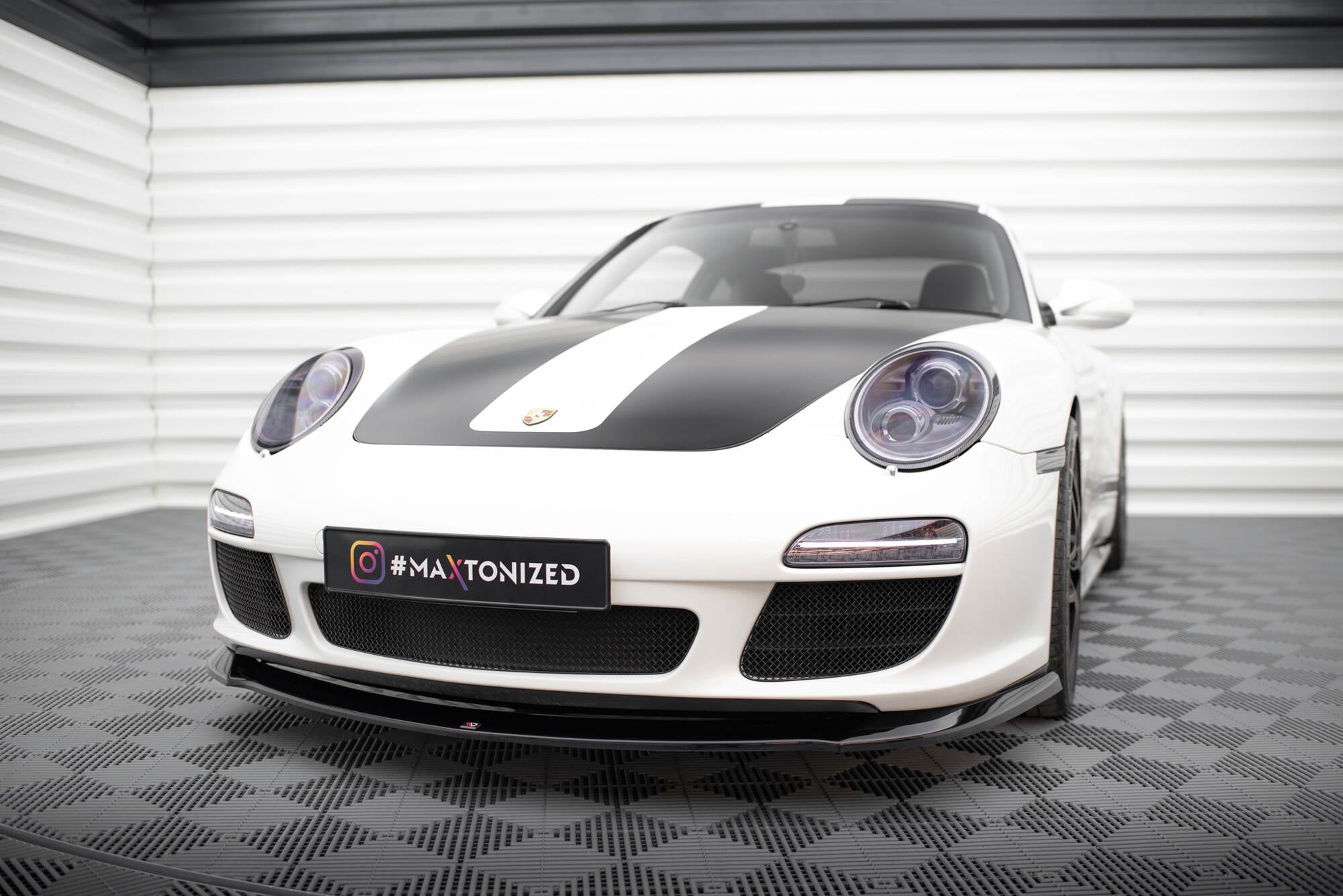 Maxton Design - Frontlippe V1 für Porsche 911 Carrera 997 Facelift - Aerowerk.