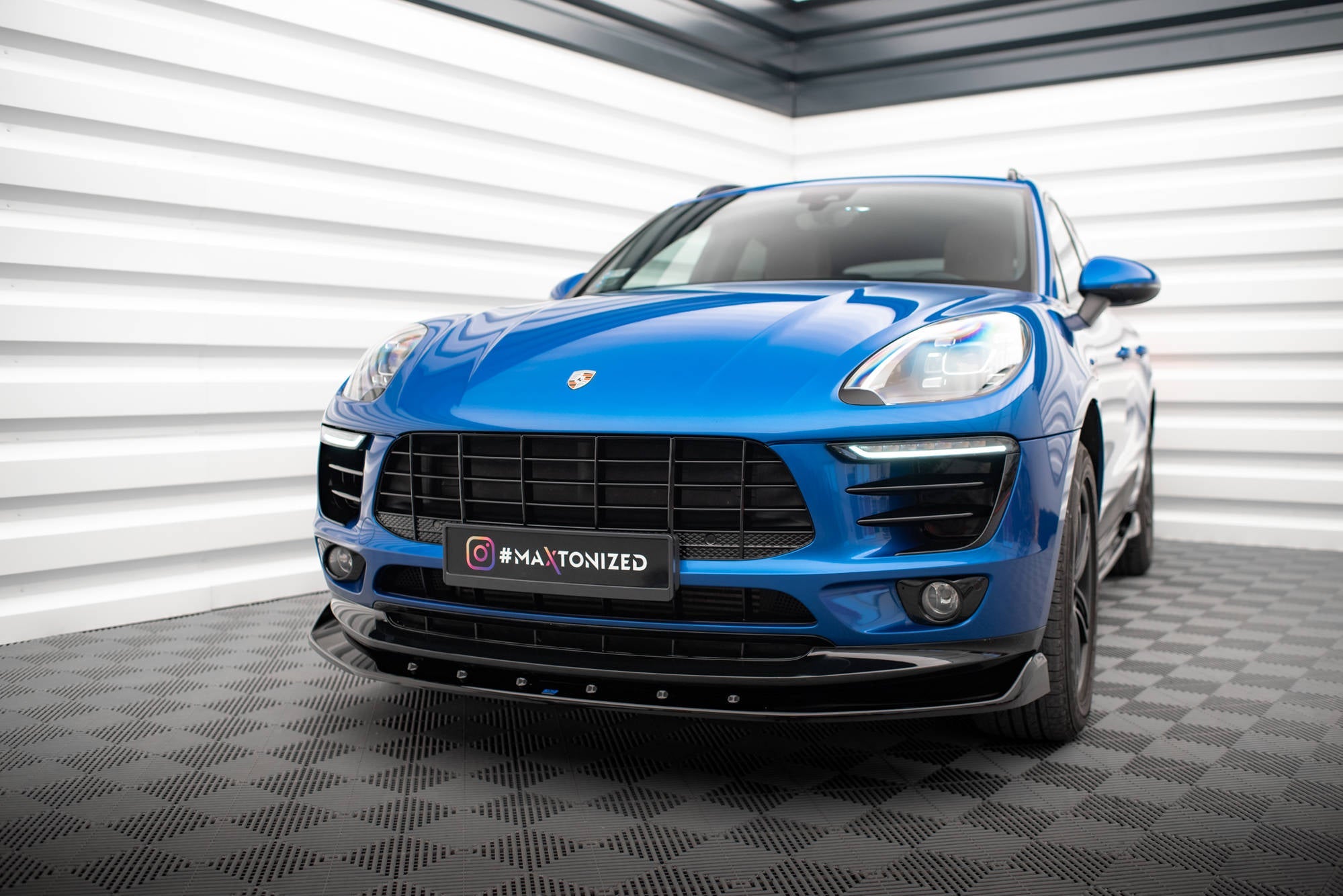 Maxton Design - Frontlippe V1 für Porsche Macan Mk1 - Aerowerk.