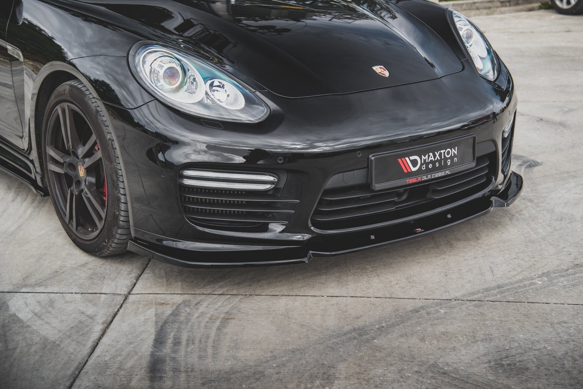 Maxton Design - Frontlippe V1 für Porsche Panamera Turbo 970 Facelift - Aerowerk.