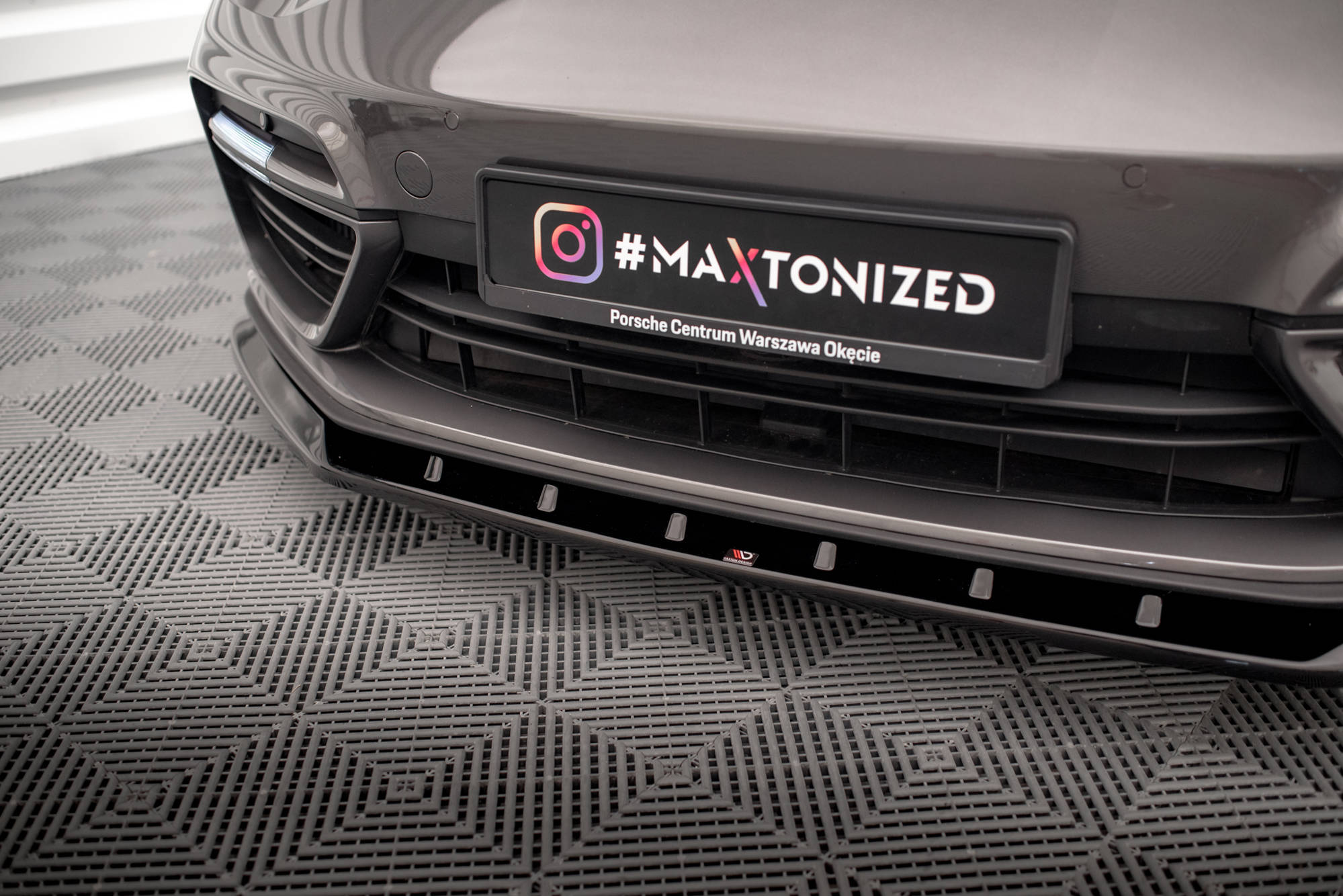 Maxton Design - Frontlippe V1 für Porsche Panamera Turbo S E - Hybrid - Aerowerk.