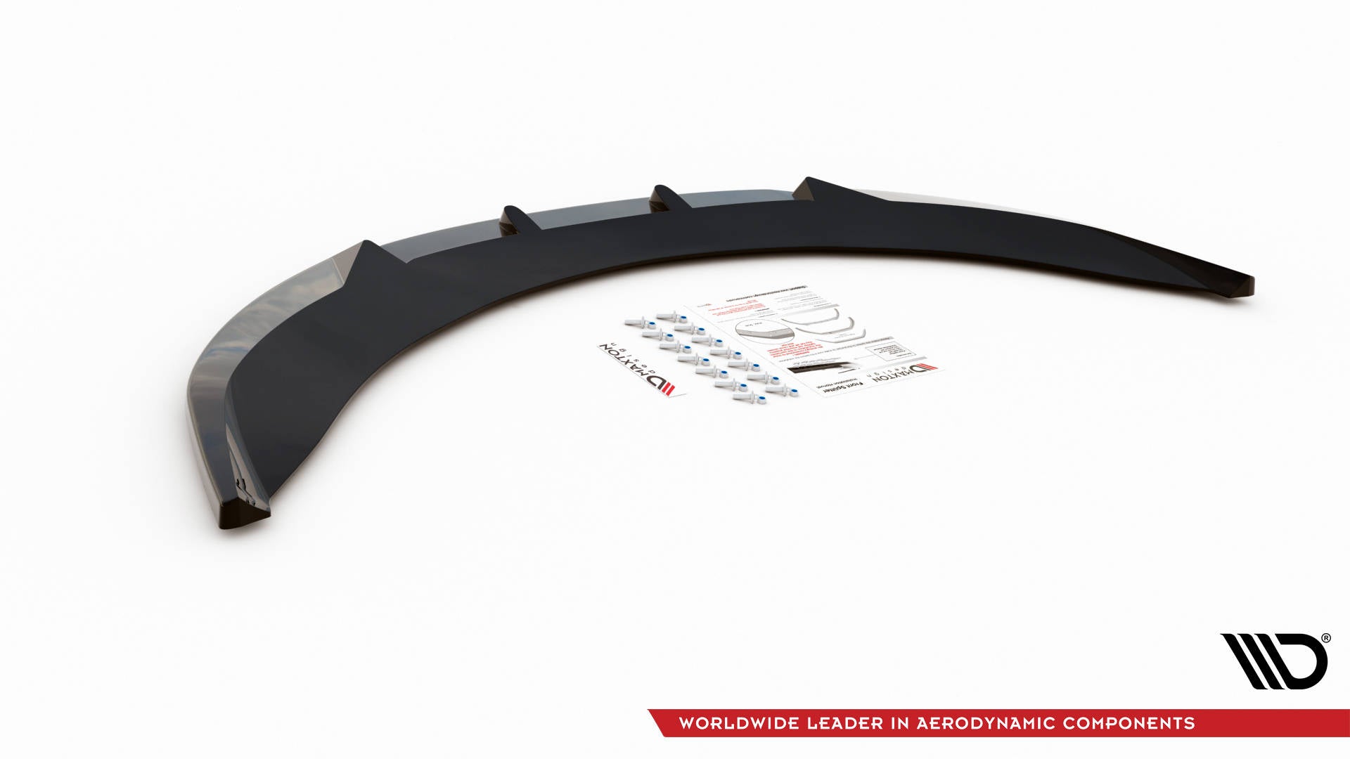 Maxton Design - Frontlippe V1 für Seat Exeo schwarz matt - Aerowerk.