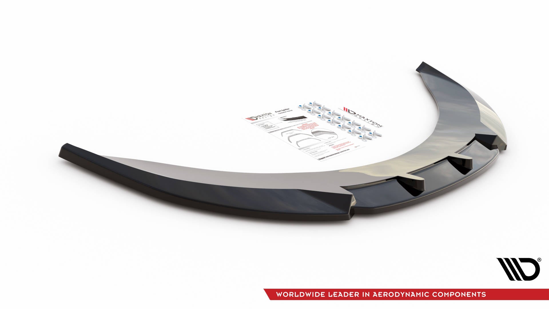 Maxton Design - Frontlippe V1 für Seat Exeo schwarz matt - Aerowerk.