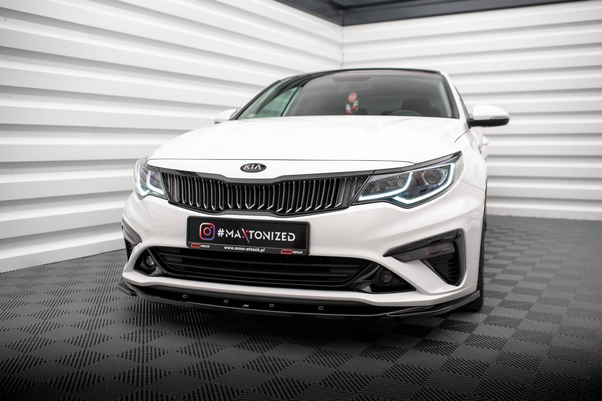 Maxton Design - Frontlippe V2 für Kia Optima Mk4 Facelift - Aerowerk.