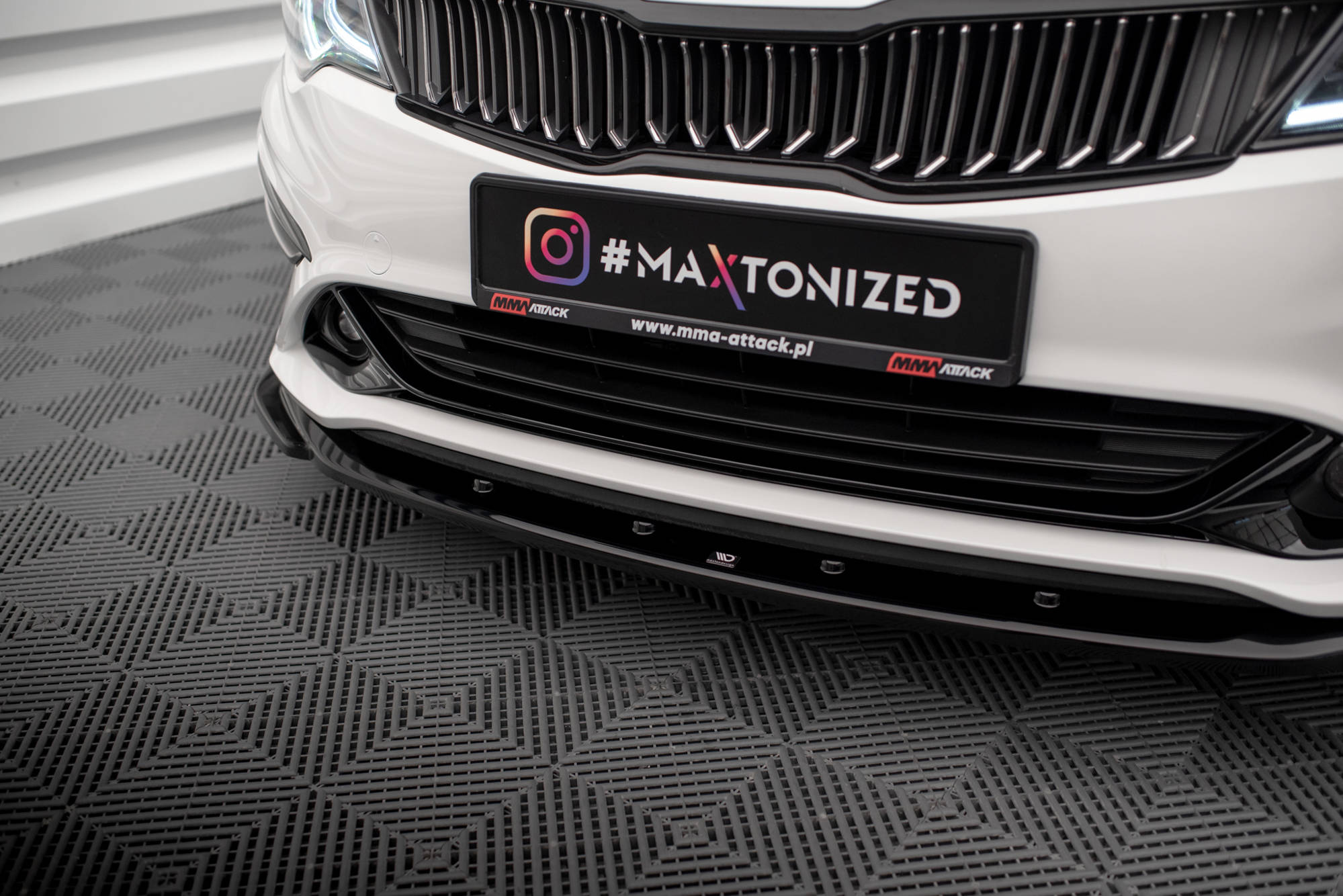 Maxton Design - Frontlippe V2 für Kia Optima Mk4 Facelift - Aerowerk.