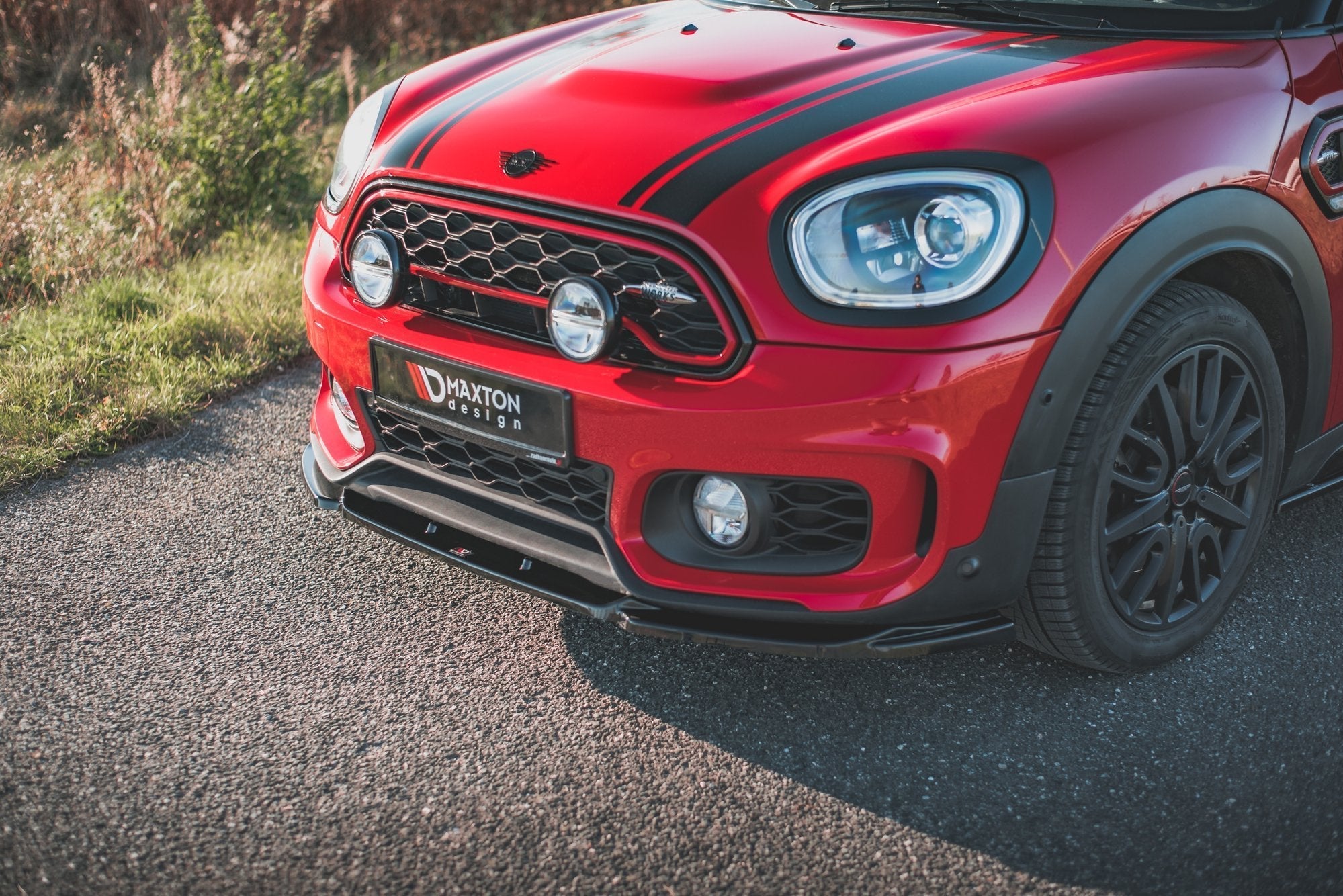 Maxton Design - Frontlippe V2 für Mini Countryman Mk2 F60 JCW - Aerowerk.