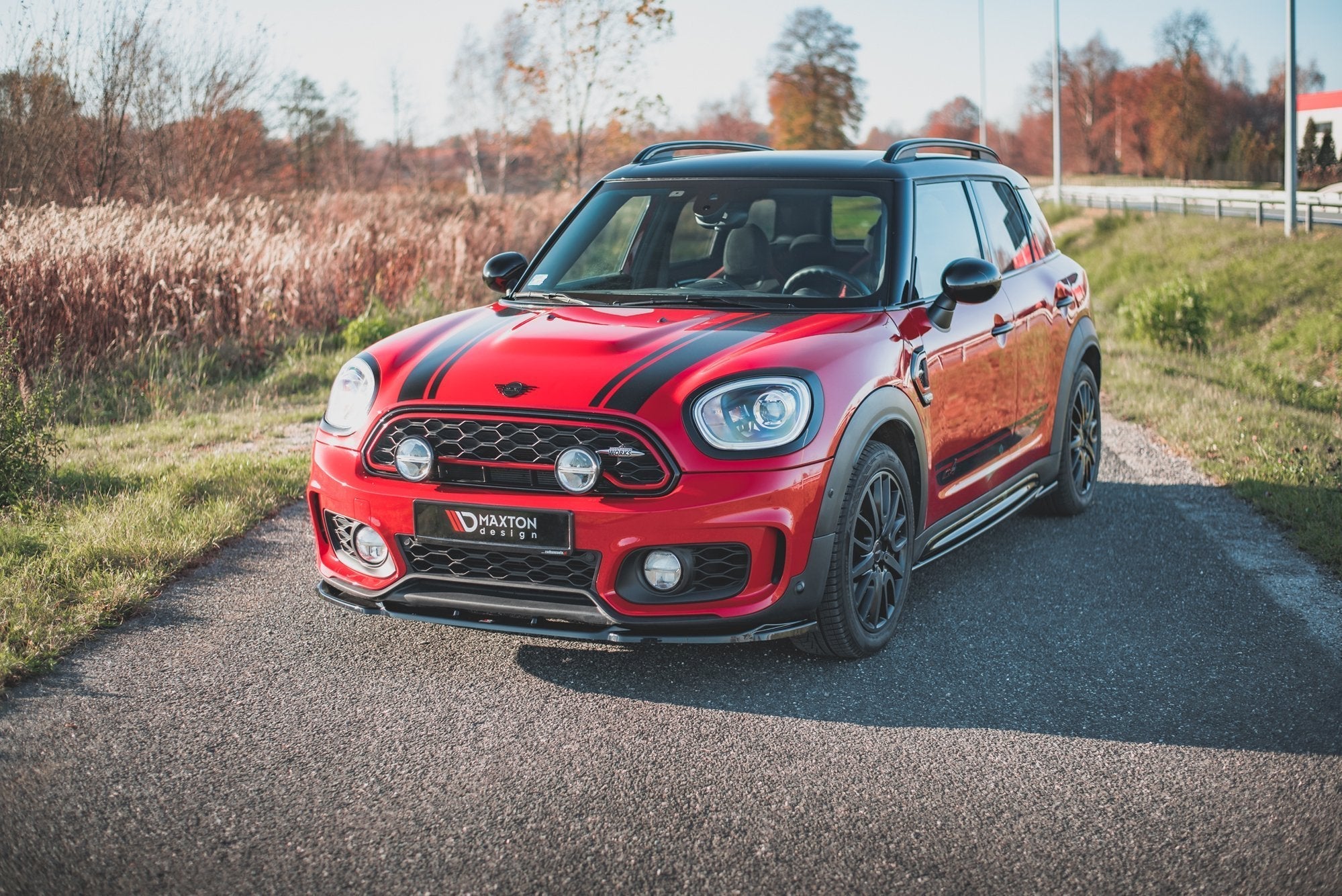 Maxton Design - Frontlippe V2 für Mini Countryman Mk2 F60 JCW - Aerowerk.