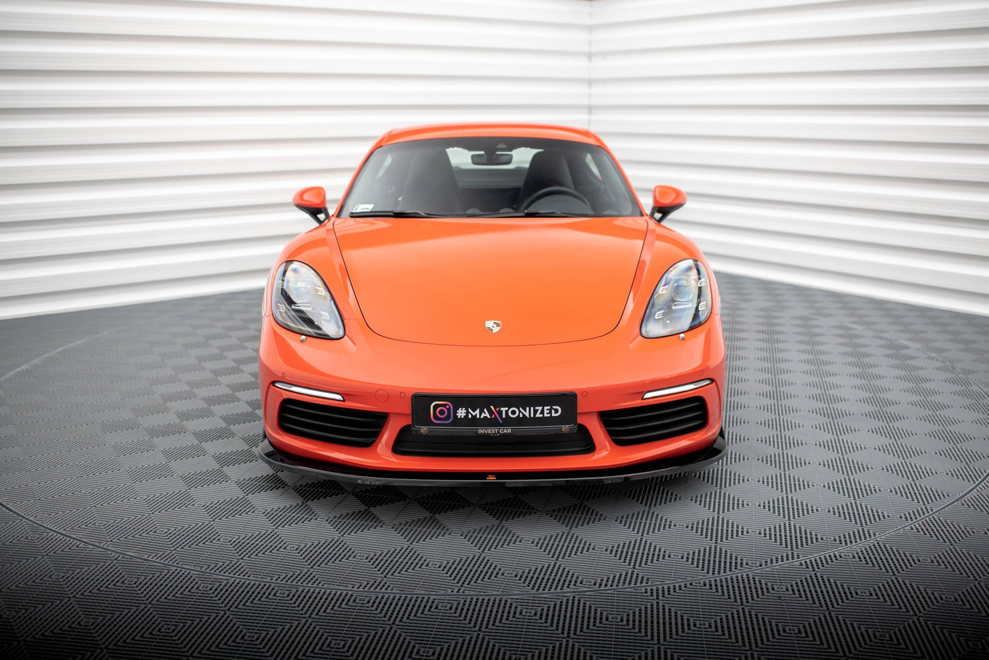 Maxton Design - Frontlippe V2 für Porsche 718 Cayman 982c - Aerowerk.