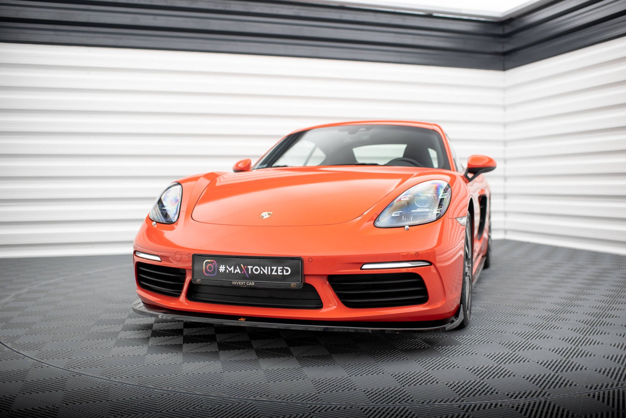 Maxton Design - Frontlippe V2 für Porsche 718 Cayman 982c - Aerowerk.