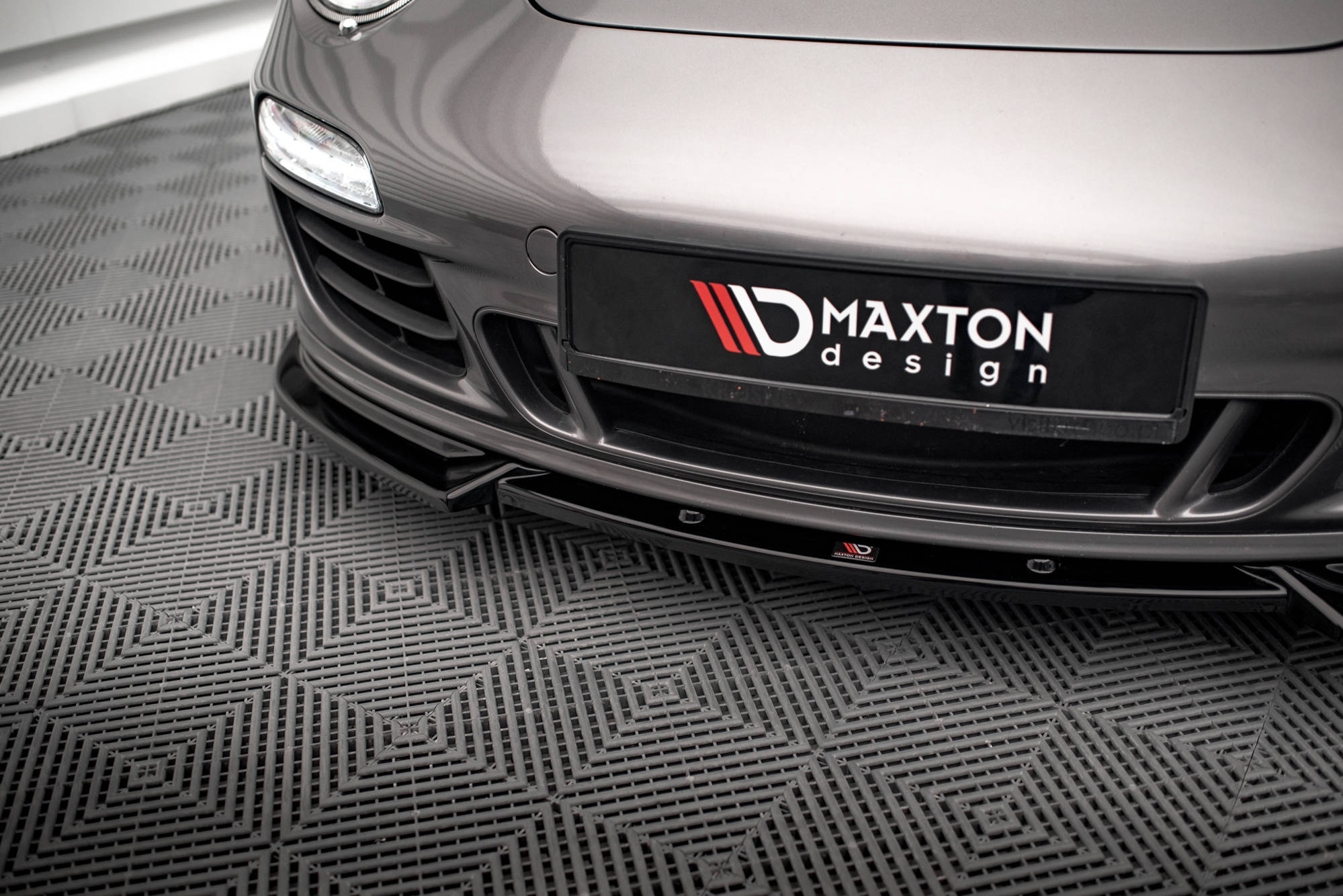 Maxton Design - Frontlippe V2 für Porsche 911 Carrera GTS 997 Facelift schwarz matt - Aerowerk.