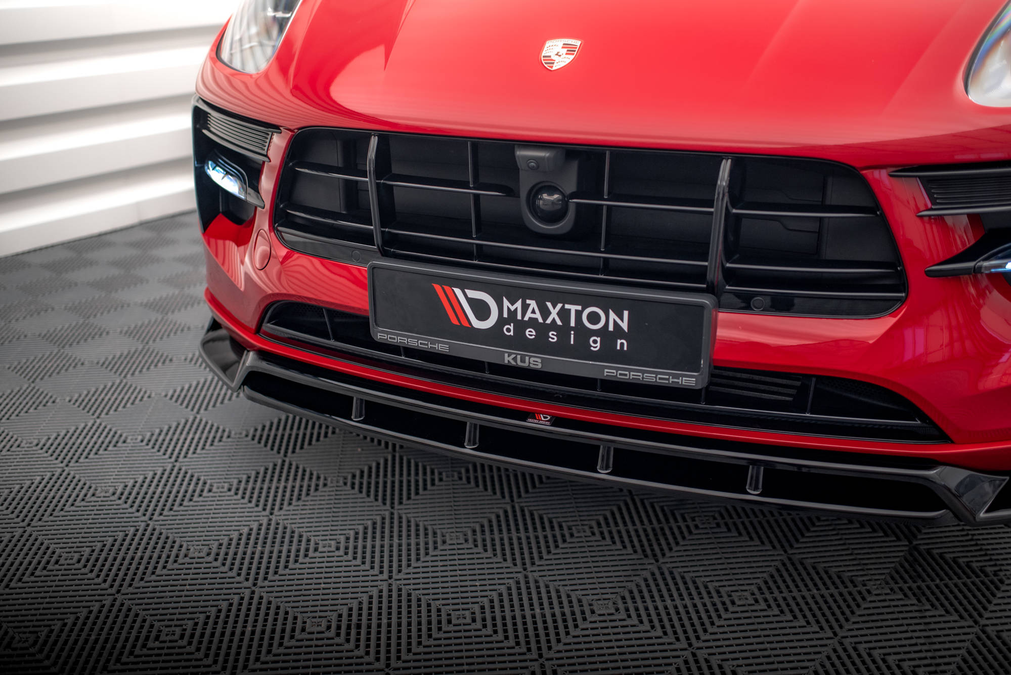 Maxton Design - Frontlippe V2 für Porsche Macan GTS / Sport Design Mk1 Facelift - Aerowerk.