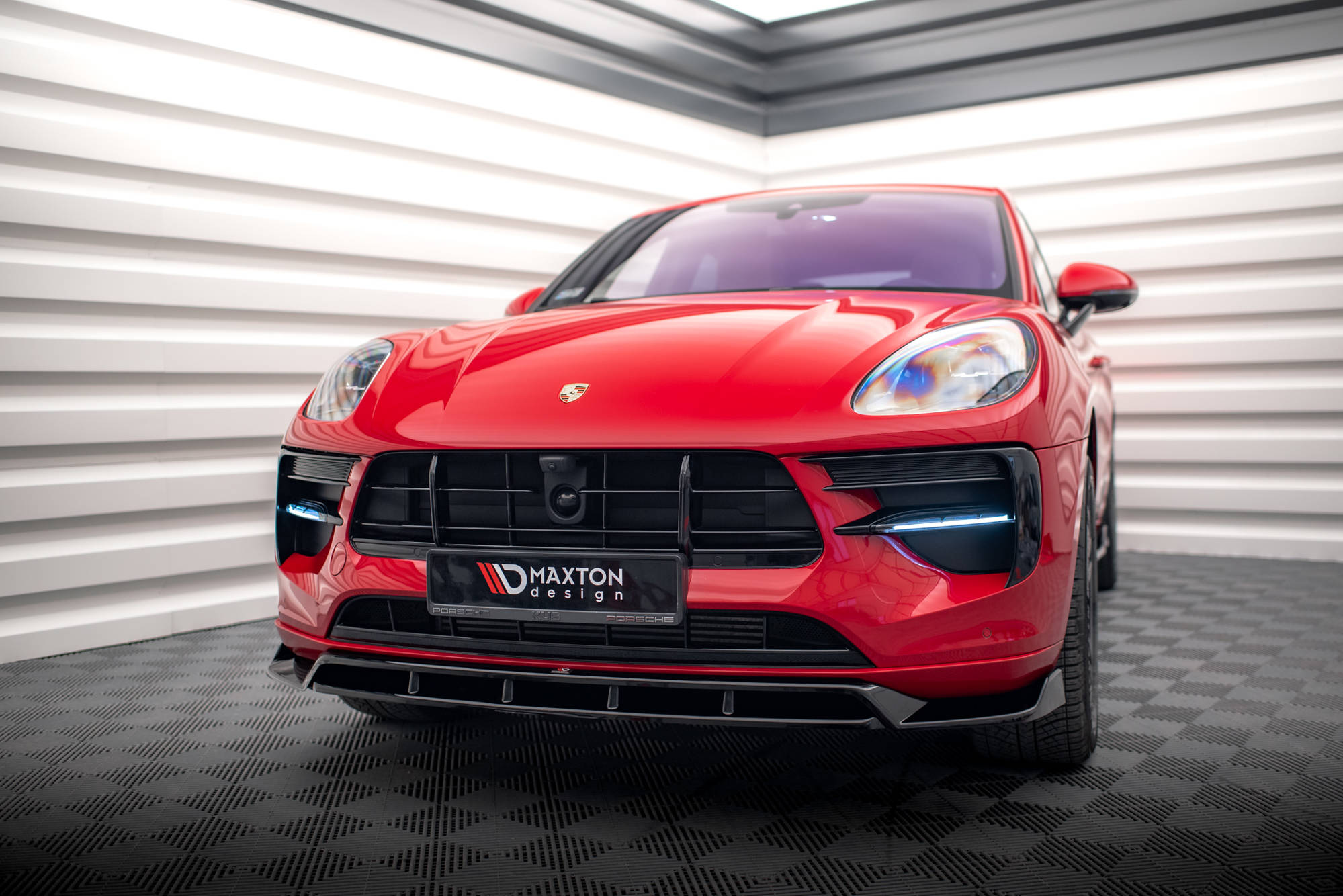 Maxton Design - Frontlippe V2 für Porsche Macan GTS / Sport Design Mk1 Facelift - Aerowerk.