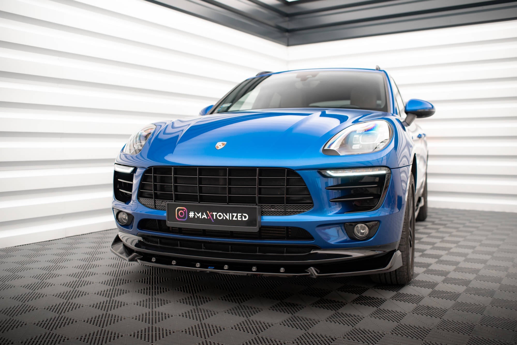 Maxton Design - Frontlippe V2 für Porsche Macan Mk1 - Aerowerk.