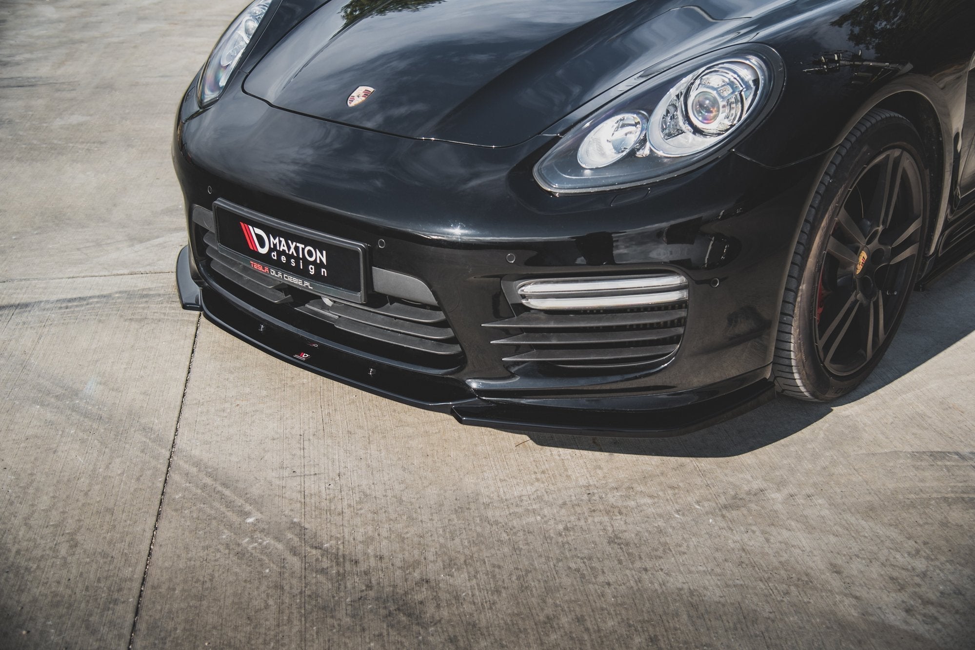 Maxton Design - Frontlippe V2 für Porsche Panamera Turbo 970 Facelift - Aerowerk.