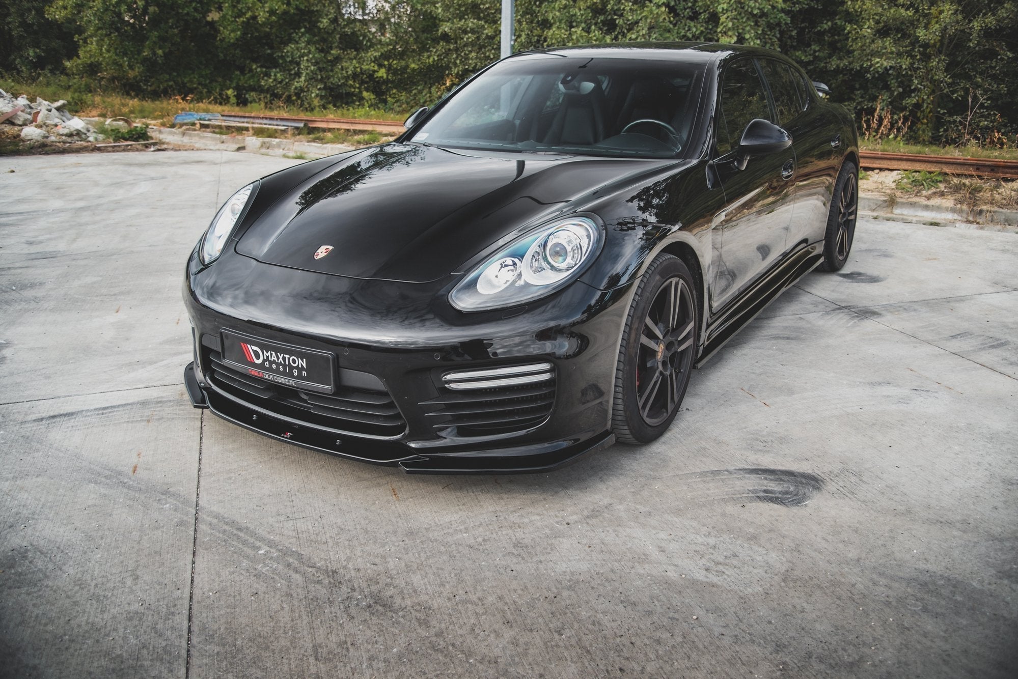 Maxton Design - Frontlippe V2 für Porsche Panamera Turbo 970 Facelift - Aerowerk.