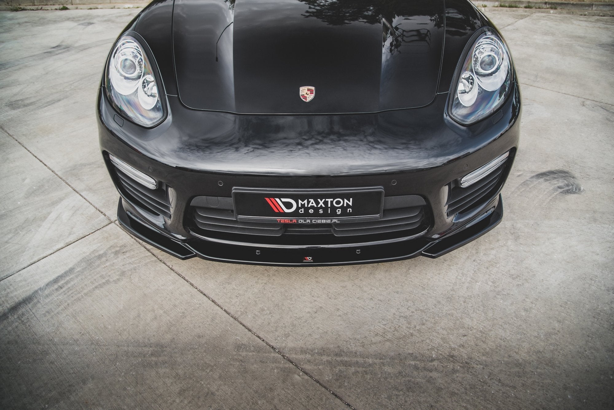 Maxton Design - Frontlippe V2 für Porsche Panamera Turbo 970 Facelift - Aerowerk.