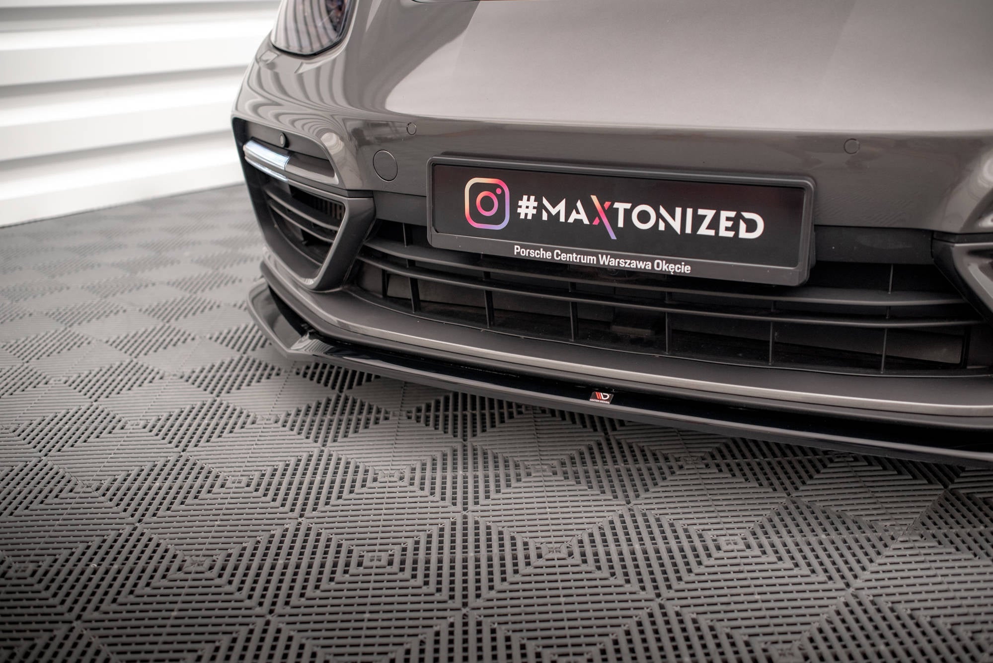 Maxton Design - Frontlippe V2 für Porsche Panamera Turbo S E - Hybrid - Aerowerk.