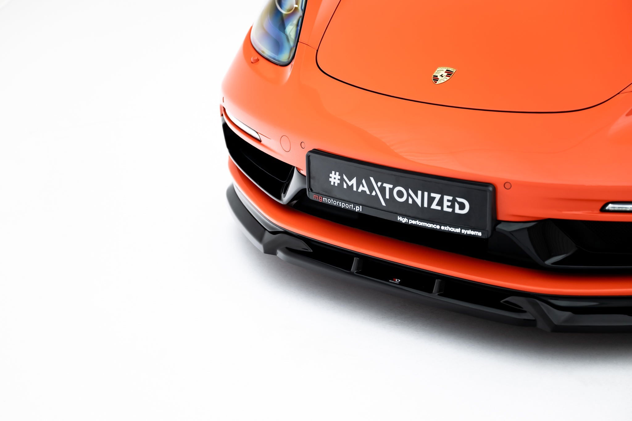 Maxton Design - Frontlippe V3 für Porsche 718 Cayman GTS 982c - Aerowerk.