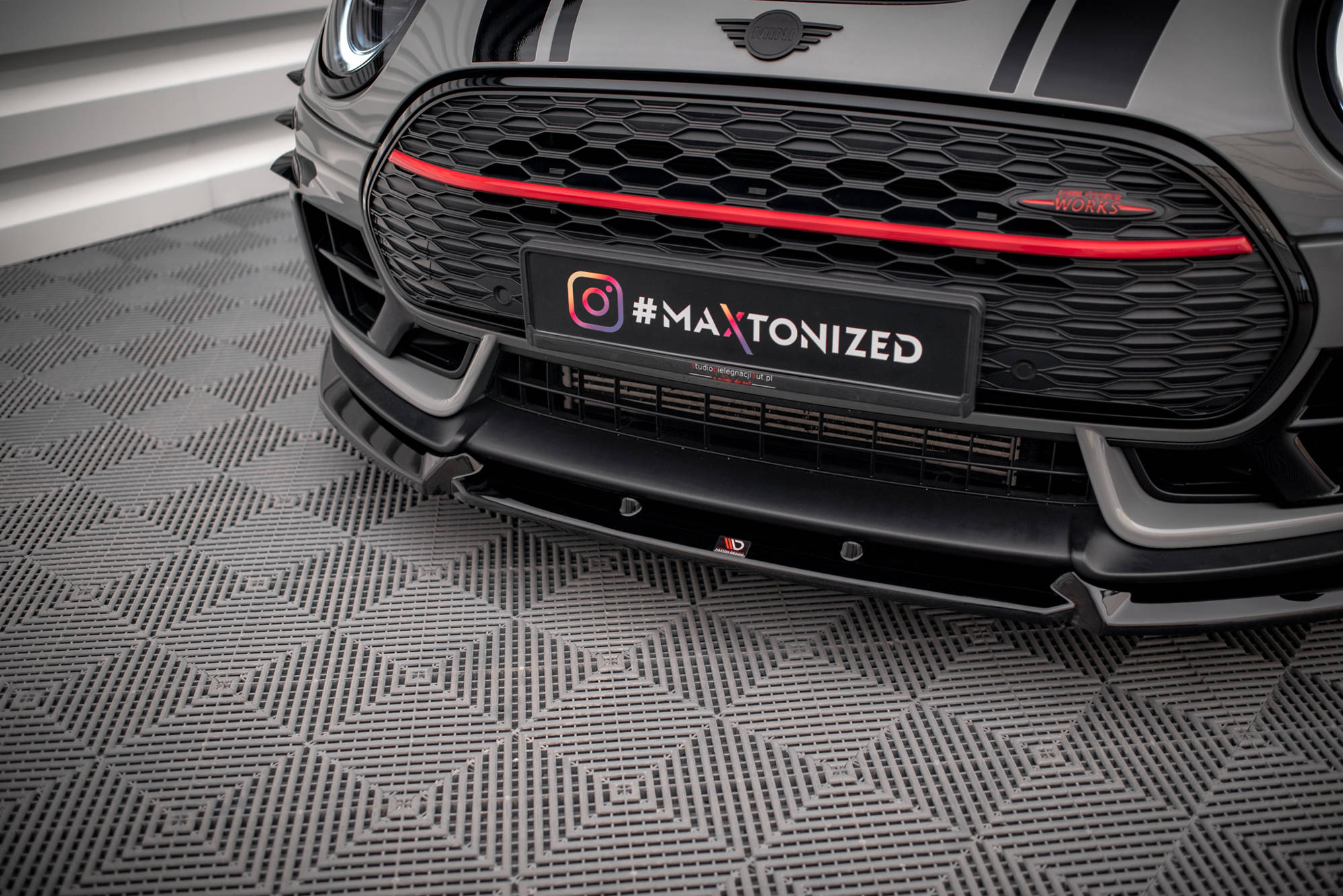 Maxton Design - Frontlippe V4 für Mini Cooper Clubman John Cooper Works F54 Facelift - Aerowerk.