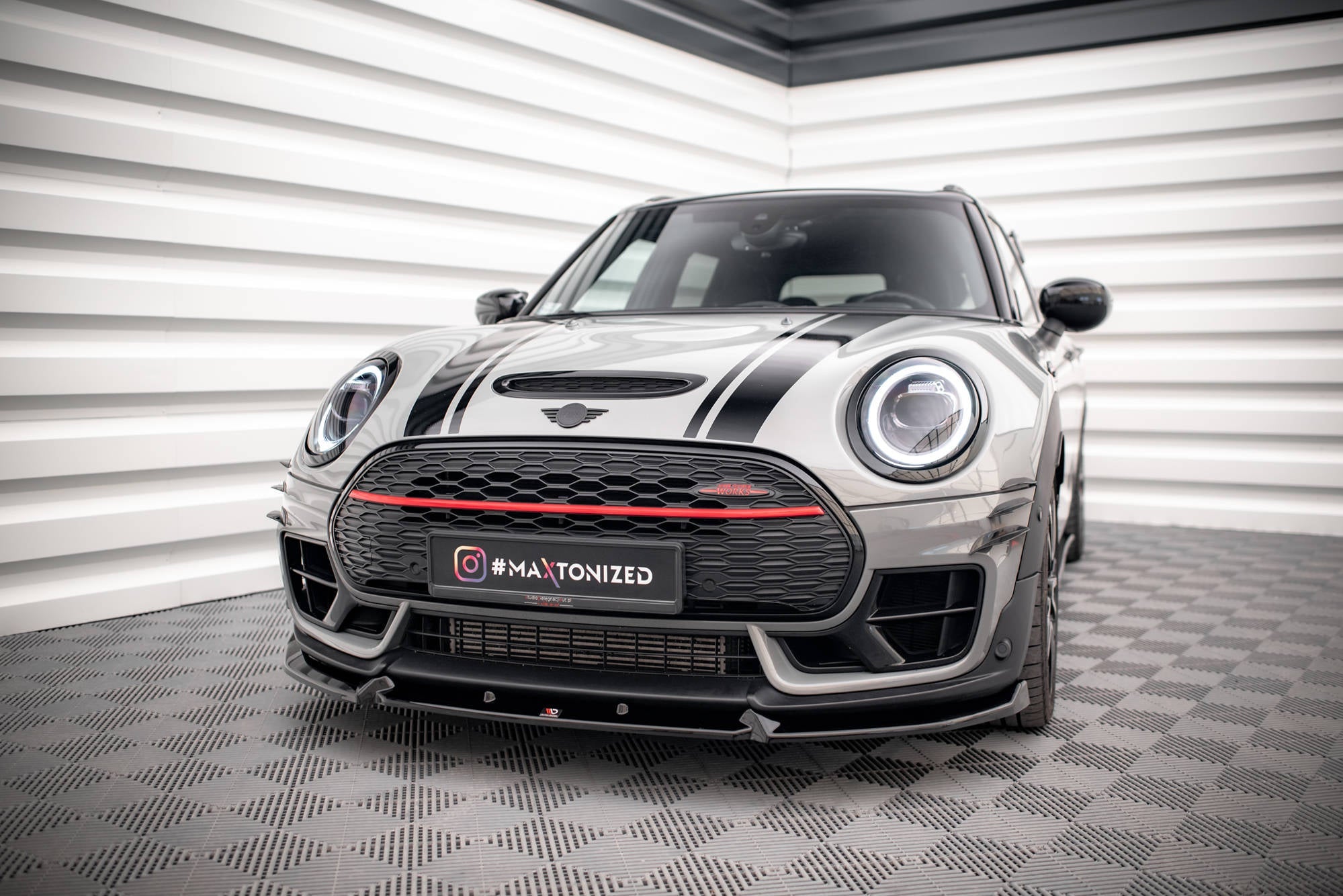 Maxton Design - Frontlippe V4 für Mini Cooper Clubman John Cooper Works F54 Facelift - Aerowerk.