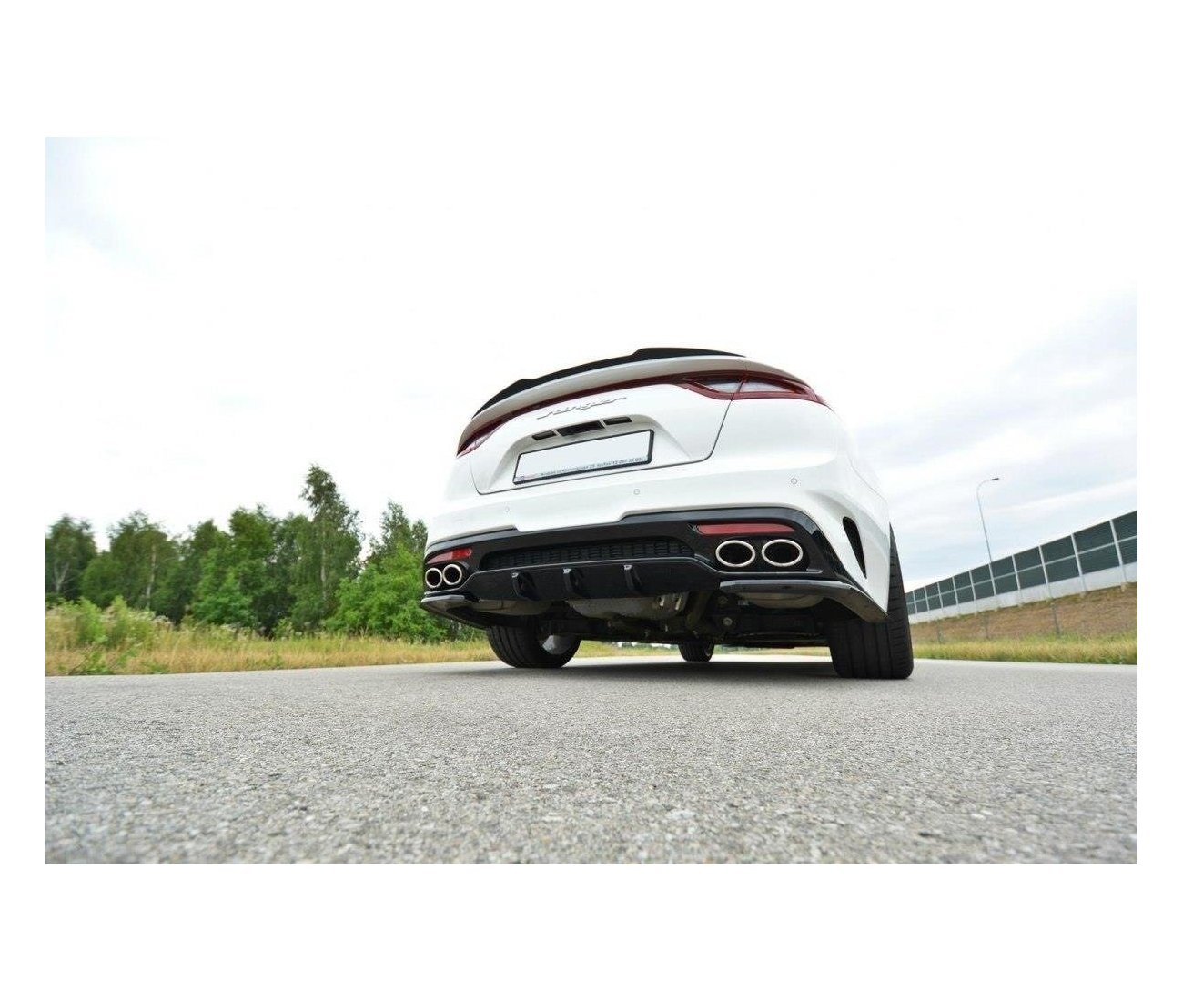 Heck Ansatz Diffusor für Kia Stinger Gt / GT-Line
