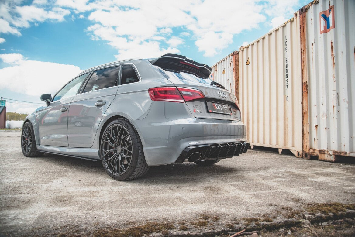 Heck Ansatz Diffusor für Audi RS3 8V Sportback - Aerowerk.
