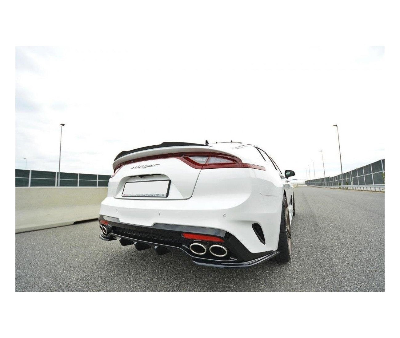 Heck Ansatz Diffusor für Kia Stinger Gt / GT-Line - Aerowerk.