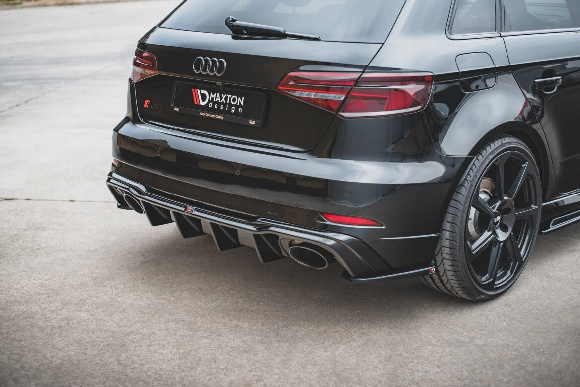 Heck Ansatz Diffusor V.2 für Audi RS3 8V Sportback Facelift