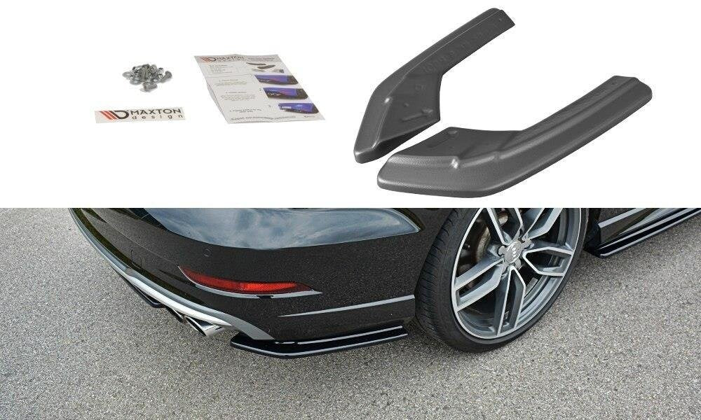 Heck Ansatz Flaps Diffusor für Audi S3 / A3 S-Line 8V FL Limousine
