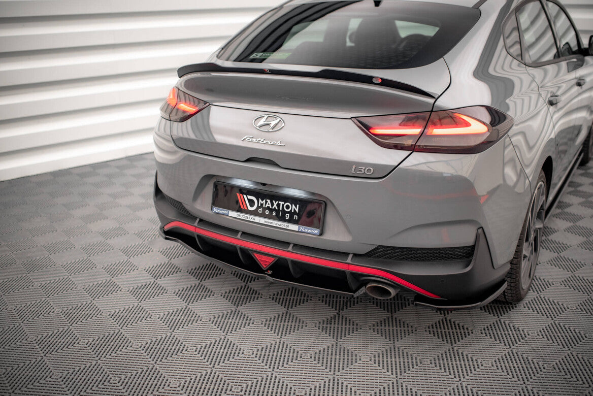 Heck Ansatz Flaps Diffusor für Hyundai I30 Fastback N-Line FL