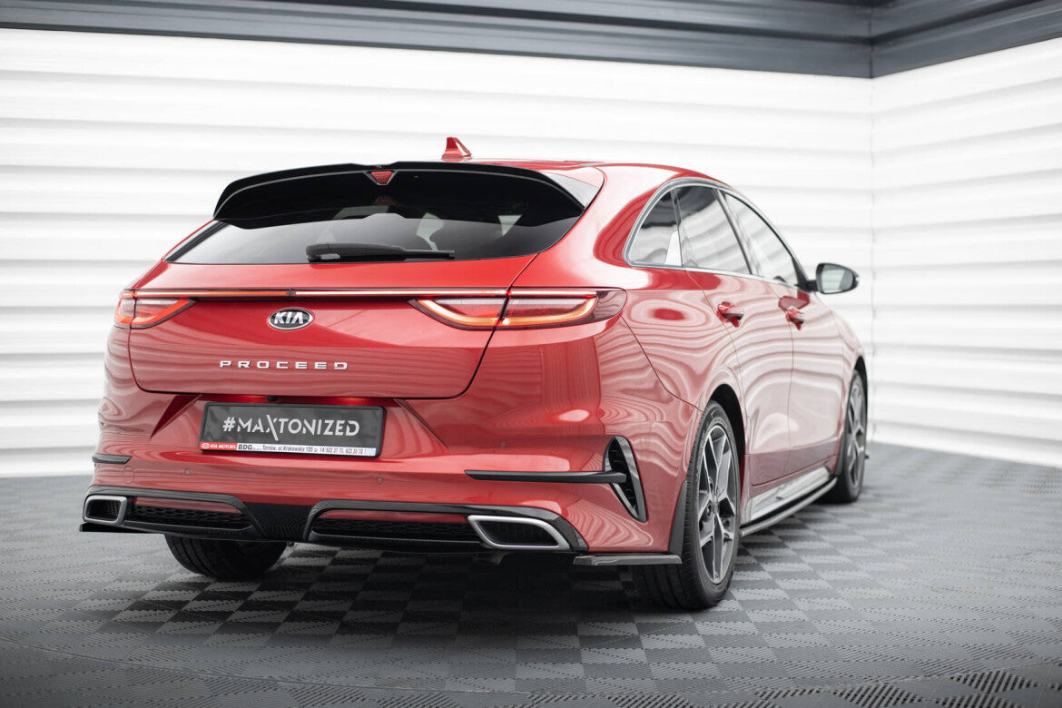 Heck Ansatz Flaps Diffusor für Kia ProCeed GT Mk3