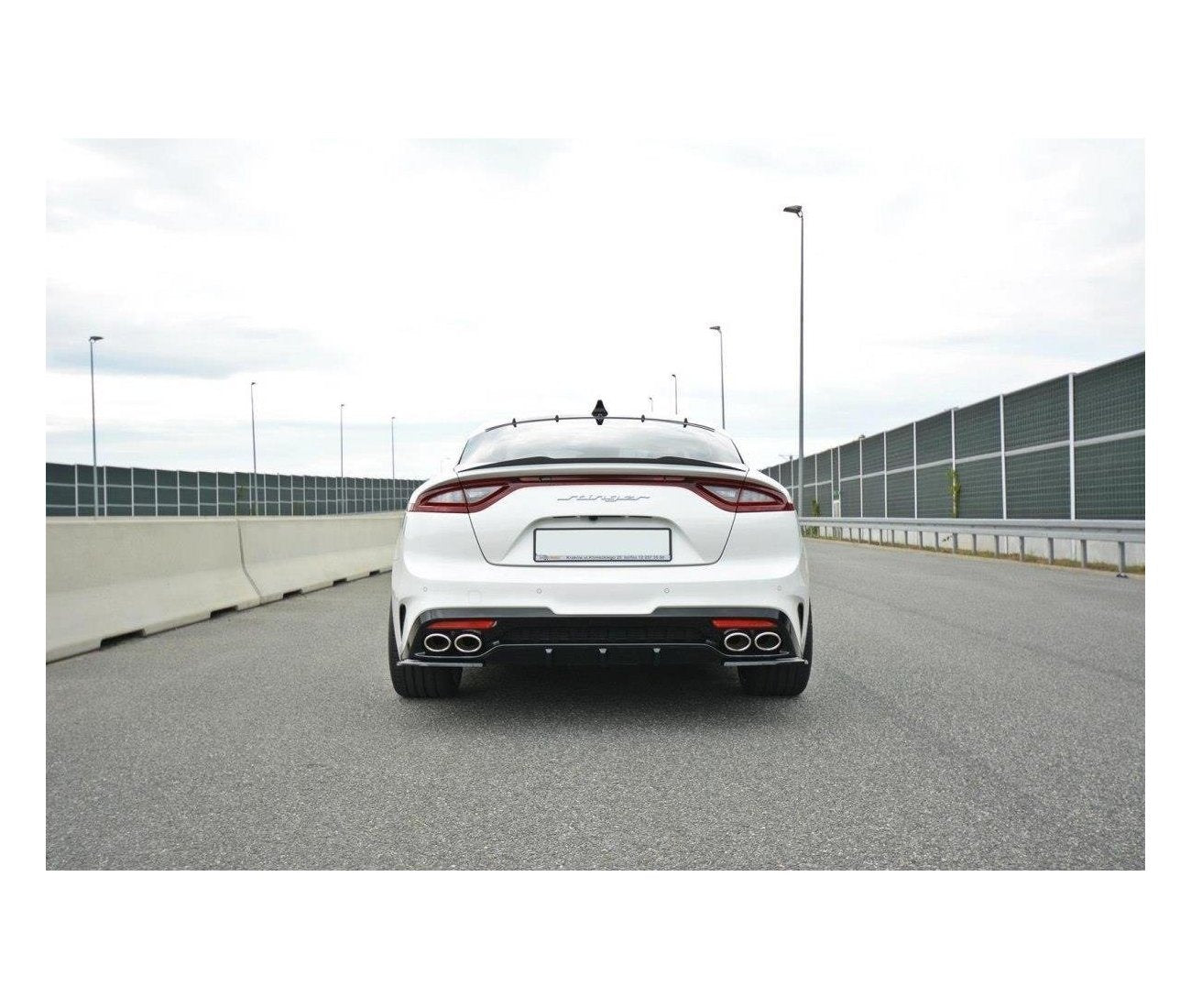 Heck Ansatz Flaps Diffusor für Kia Kia Stinger Gt / GT-Line