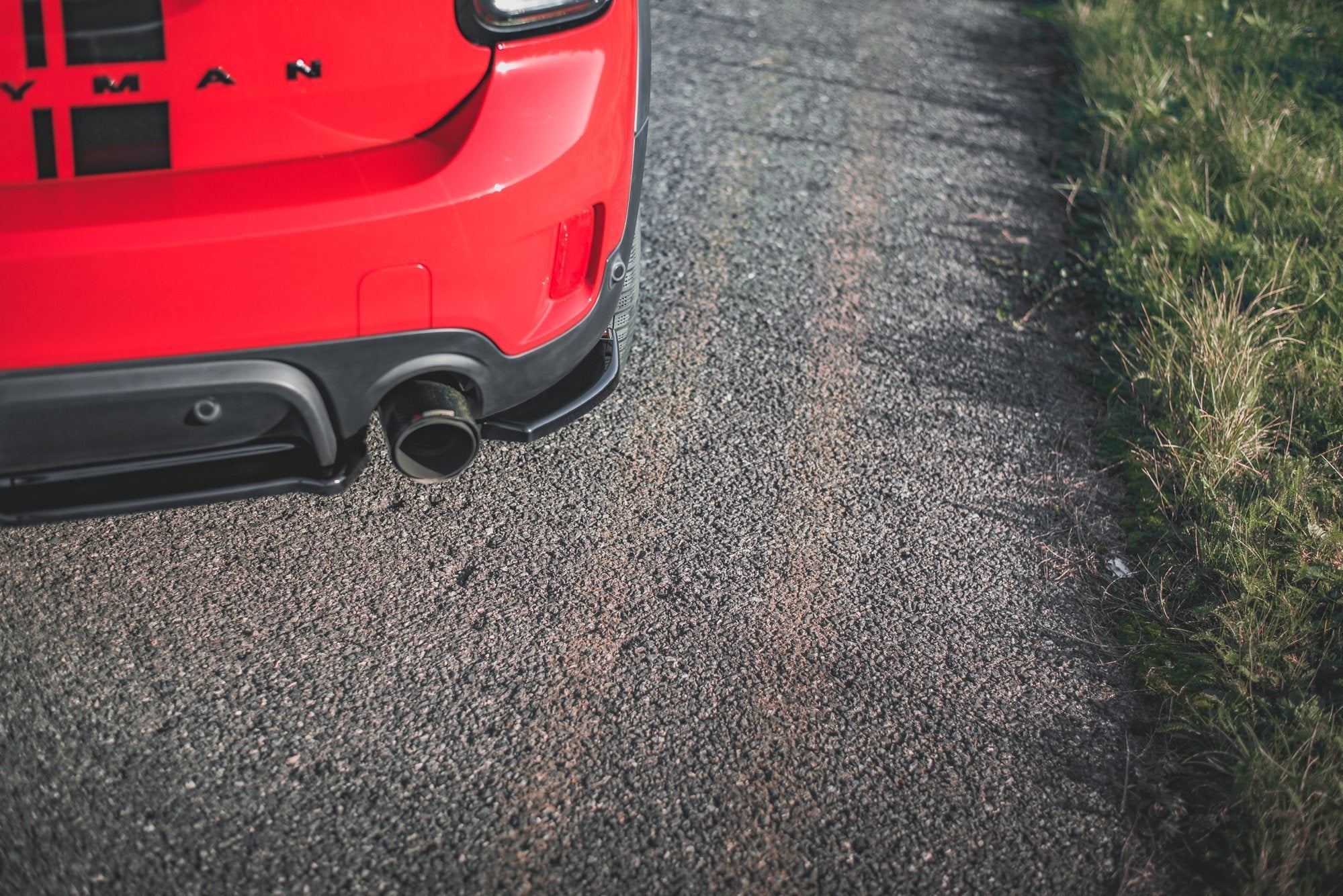 Maxton Design - Heck Ansatz Flaps Diffusor für Mini Countryman Mk2 F60 JCW - Aerowerk.