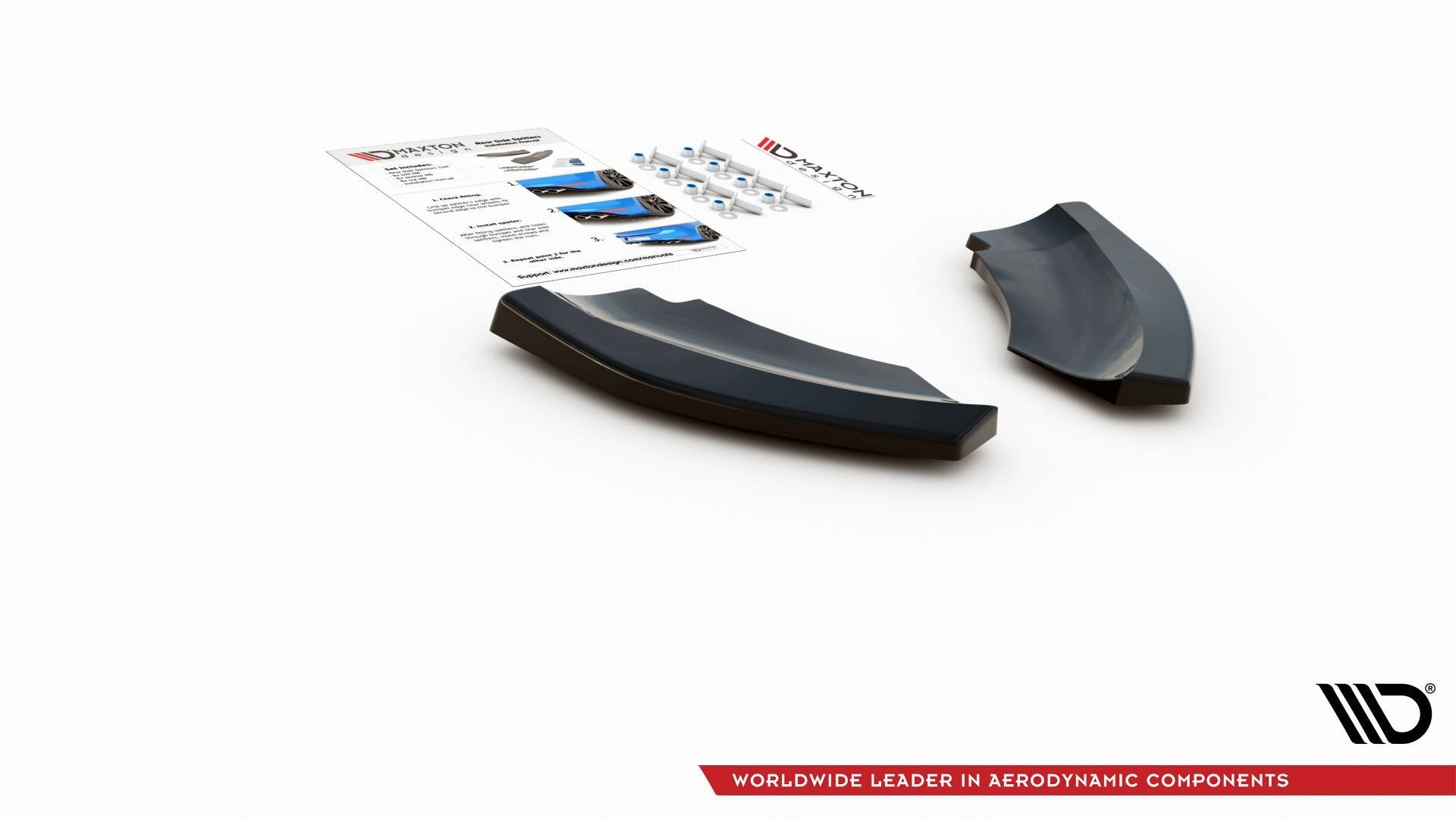 Maxton Design - Heck Ansatz Flaps Diffusor für Mini Countryman Mk2 F60 JCW - Aerowerk.