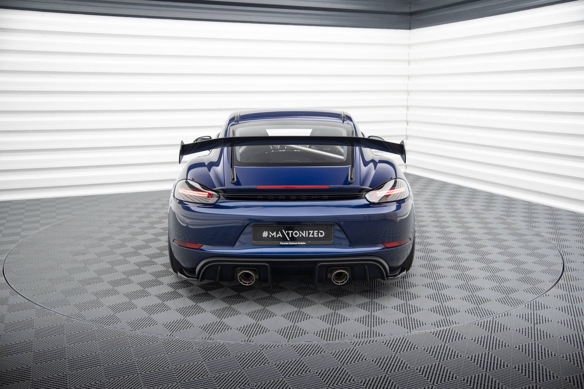 Maxton Design - Heck Ansatz Flaps Diffusor für Porsche 718 Cayman GT4 RS 982c - Aerowerk.