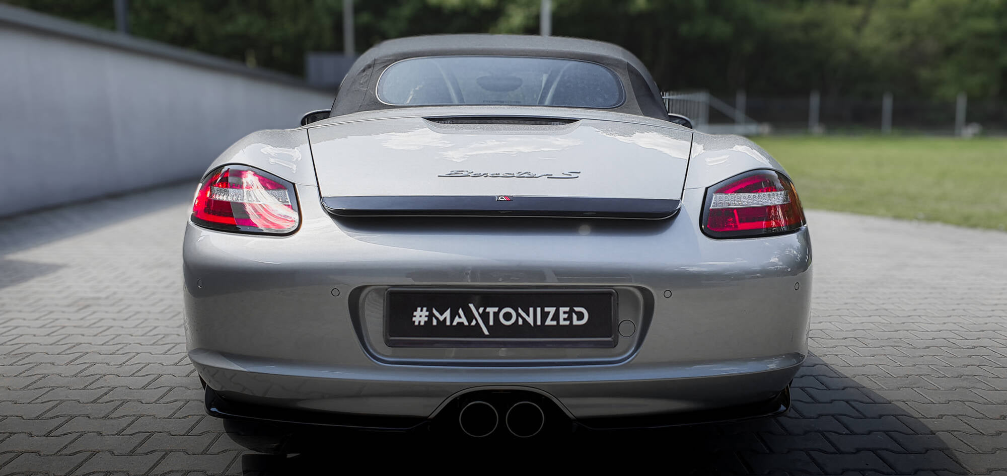 Maxton Design - Heck Ansatz Flaps Diffusor für Porsche Boxster 987 - Aerowerk.