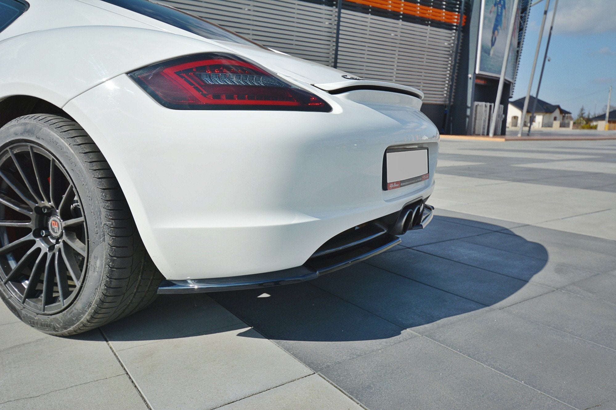 Maxton Design - Heck Ansatz Flaps Diffusor für PORSCHE CAYMAN S 987C - Aerowerk.