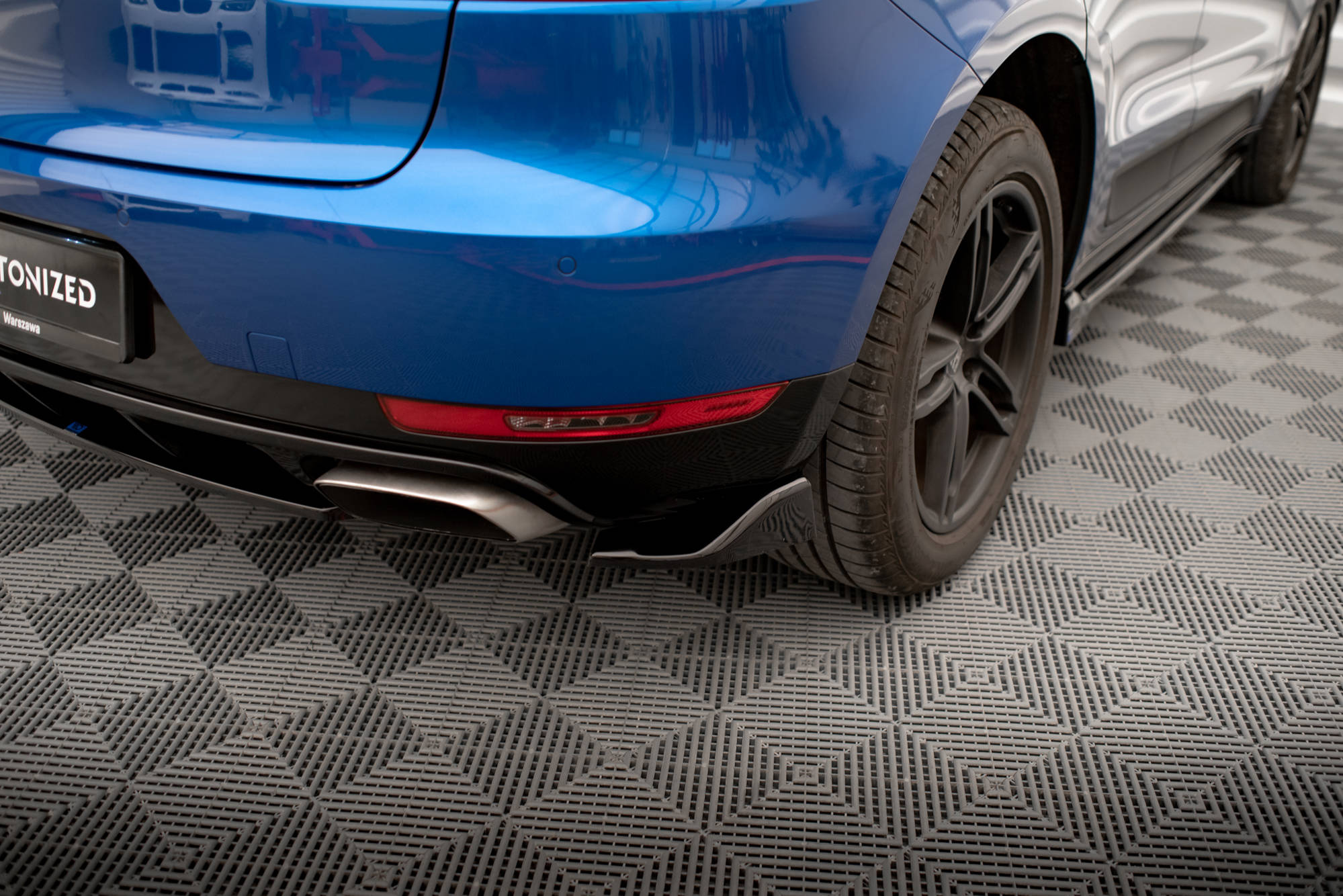 Maxton Design - Heck Ansatz Flaps Diffusor für Porsche Macan Mk1 - Aerowerk.