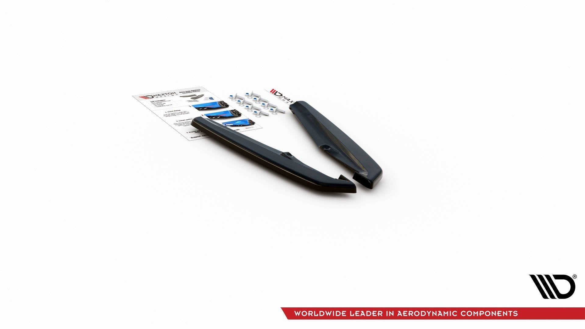 Maxton Design - Heck Ansatz Flaps Diffusor für Porsche Panamera Turbo 970 Facelift Carbon Look - Aerowerk.