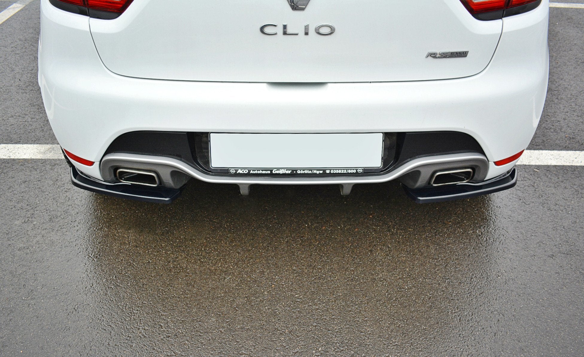 Maxton Design - Heck Ansatz Flaps Diffusor für RENAULT CLIO MK4 RS - Aerowerk.