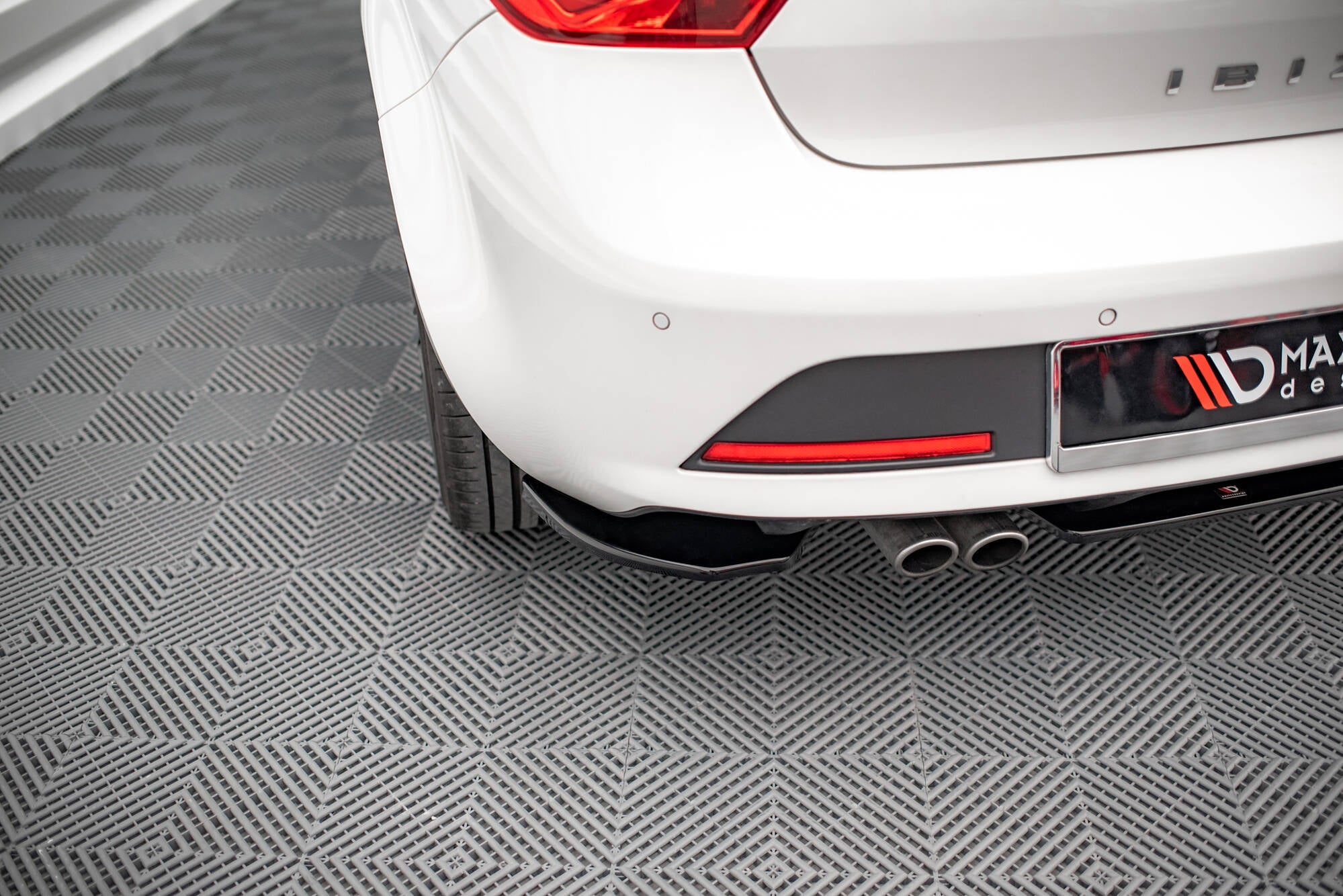 Maxton Design - Heck Ansatz Flaps Diffusor für Seat Ibiza FR SC Mk4 Facelift - Aerowerk.