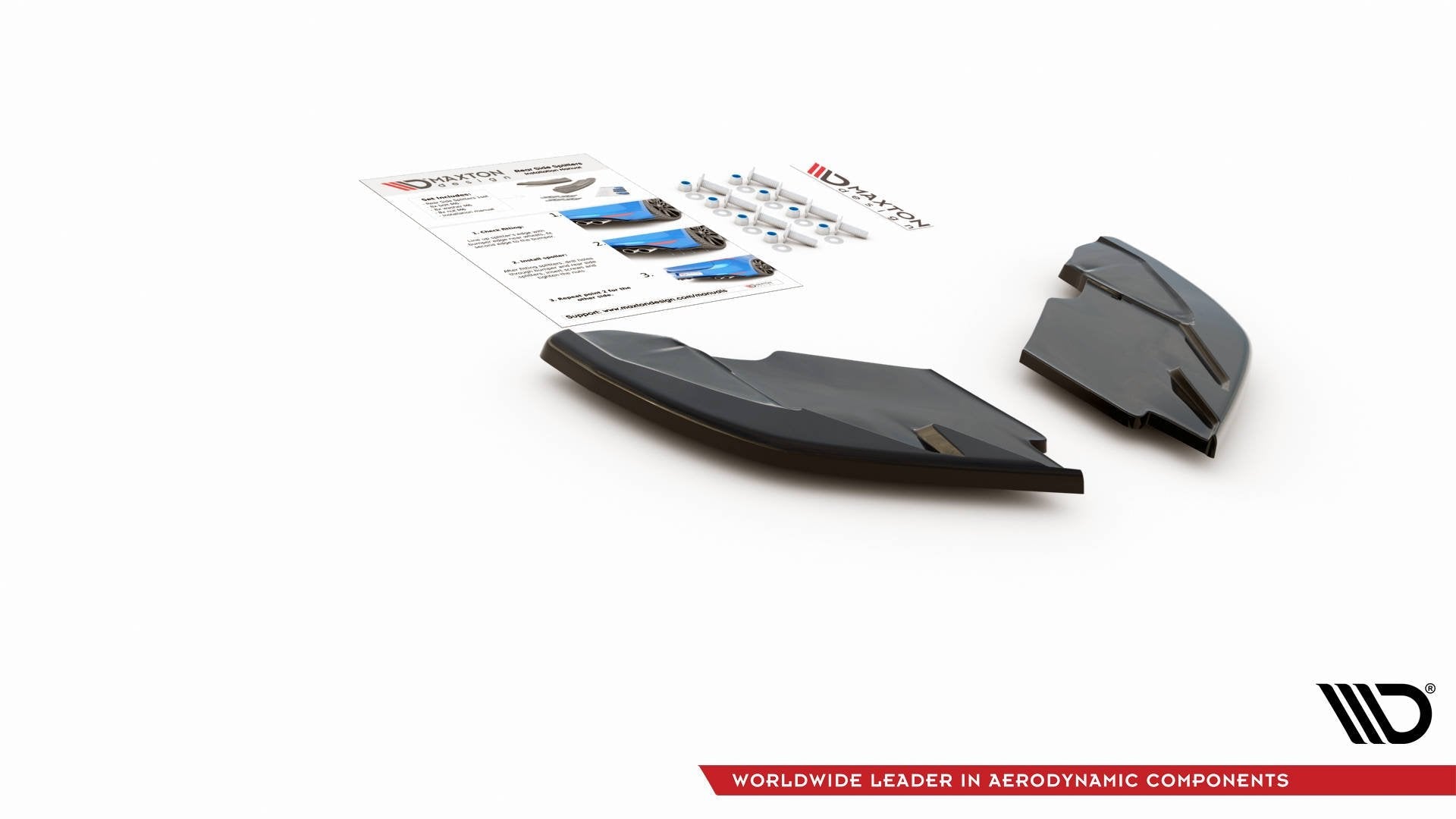 Maxton Design - Heck Ansatz Flaps Diffusor für SEAT Leon Mk3 FR Facelift - Aerowerk.