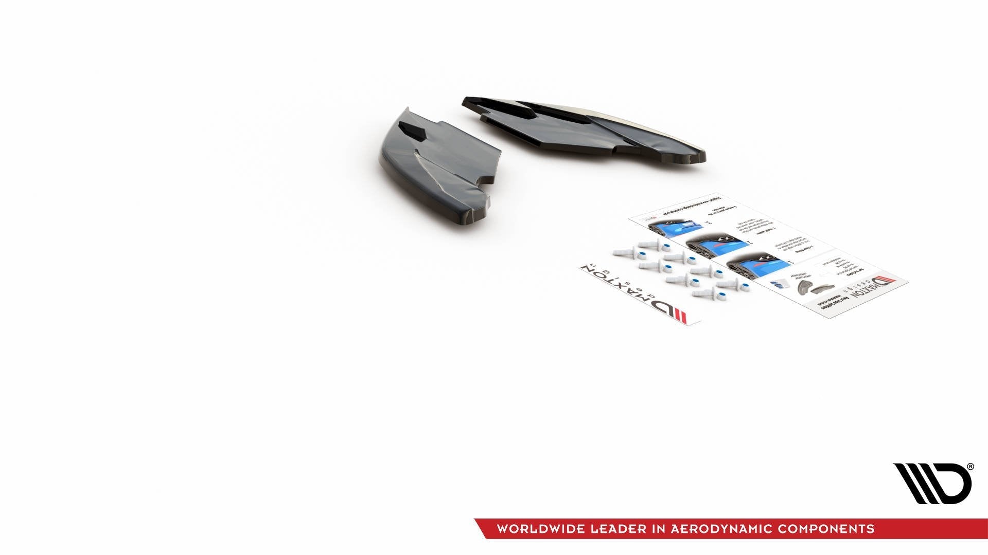 Maxton Design - Heck Ansatz Flaps Diffusor für SEAT Leon Mk3 FR Facelift - Aerowerk.