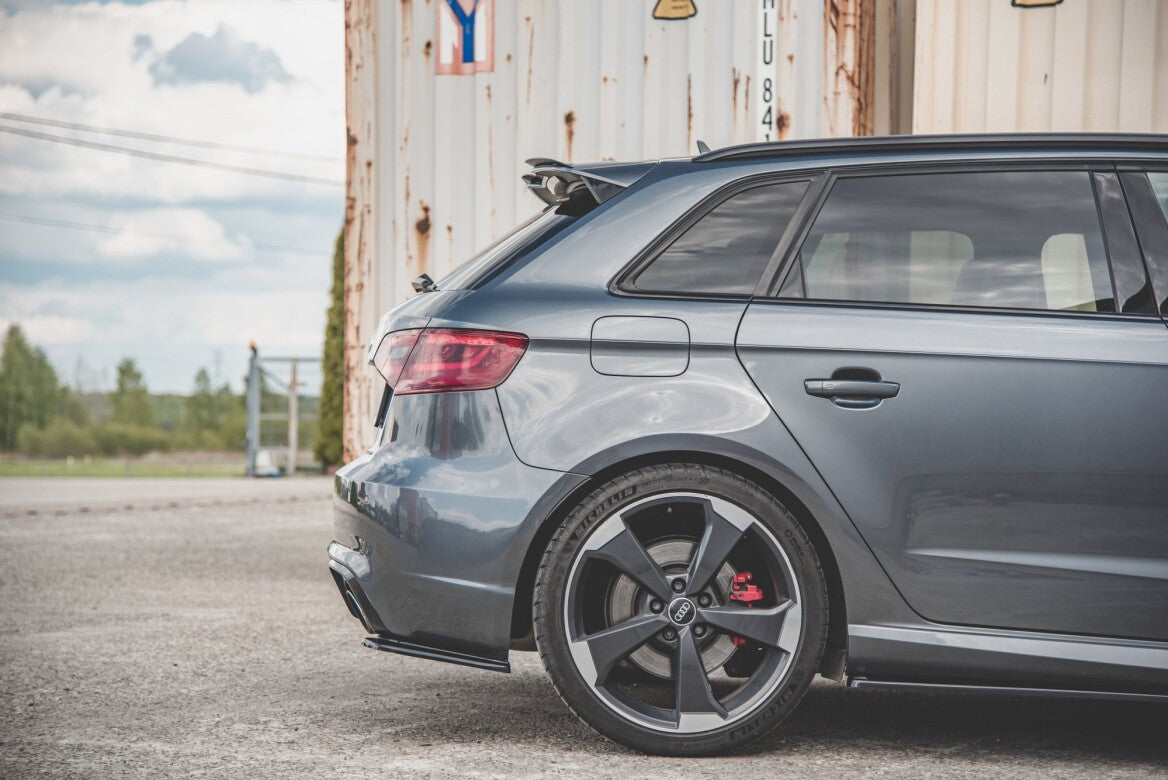 Heck Ansatz Flaps Diffusor V.1 für Audi RS3 8V Sportback - Aerowerk.