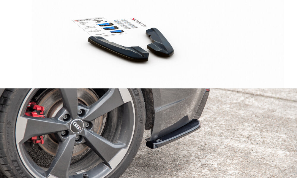 Heck Ansatz Flaps Diffusor V.2 für Audi RS3 8V Sportback - Aerowerk.