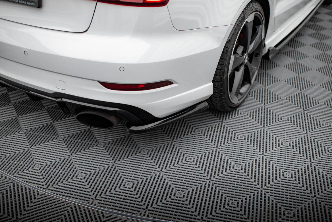 Heck Ansatz Flaps Diffusor V.2 für Audi RS3 Limousine 8V Facelift - Aerowerk.