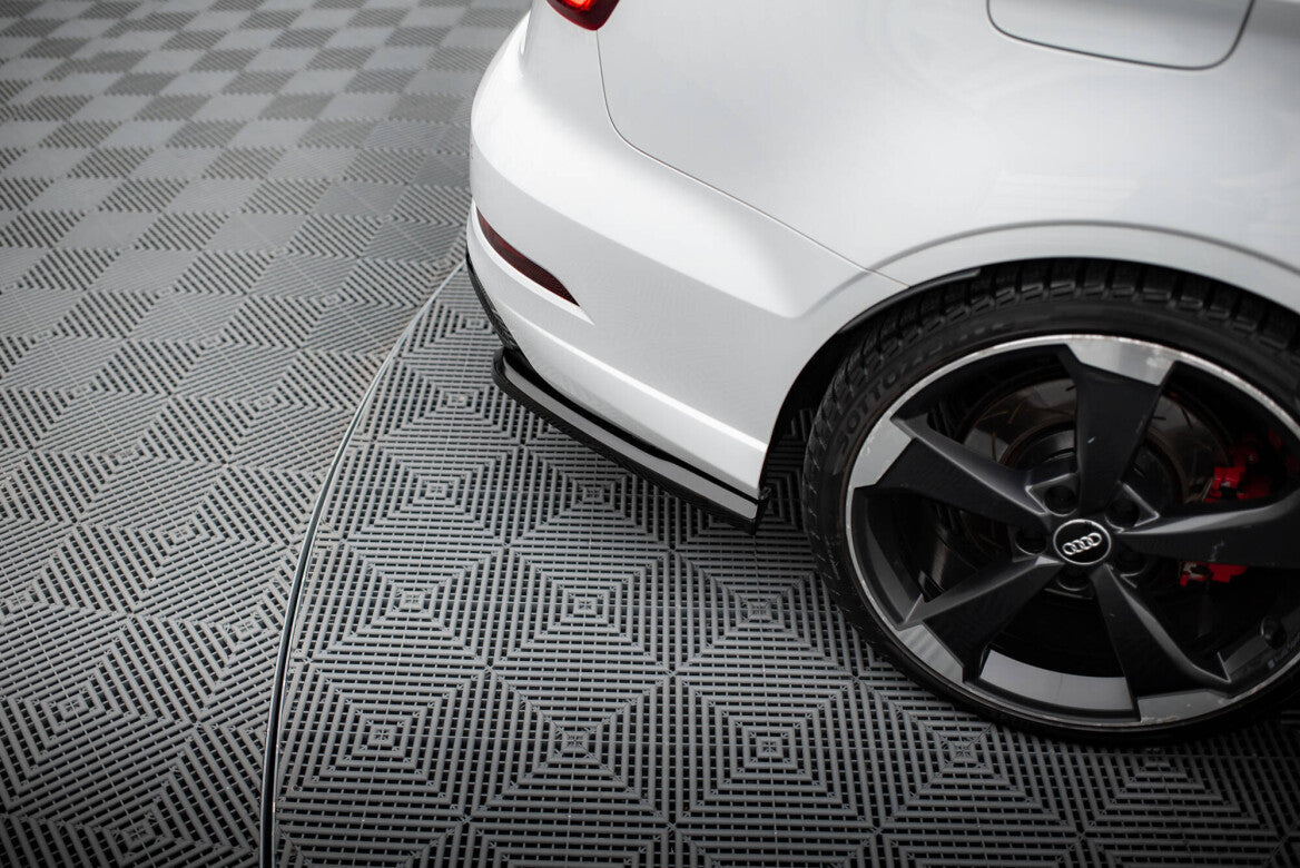 Heck Ansatz Flaps Diffusor V.2 für Audi RS3 Limousine 8V Facelift - Aerowerk.