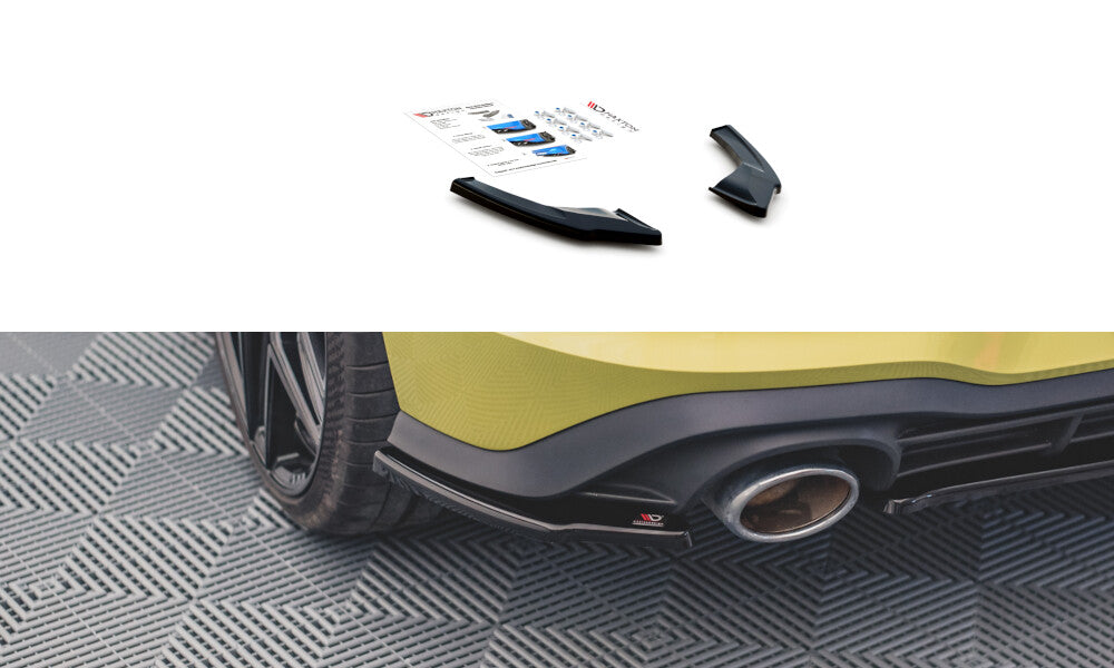 Heck Ansatz Flaps Diffusor V.2 für VW Golf 8 GTI Clubsport - Aerowerk.