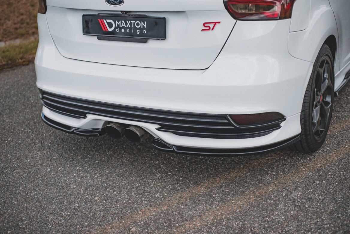 Heck Ansatz Flaps Diffusor V.2 für Ford Focus ST Mk3 Facelift