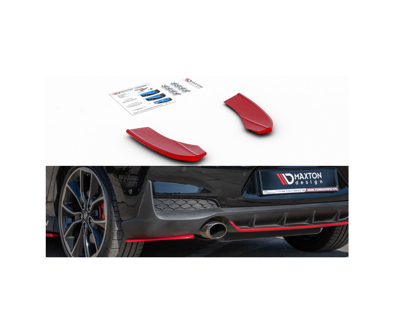 Heck Flaps V.2 für Hyundai I30N Hatchback